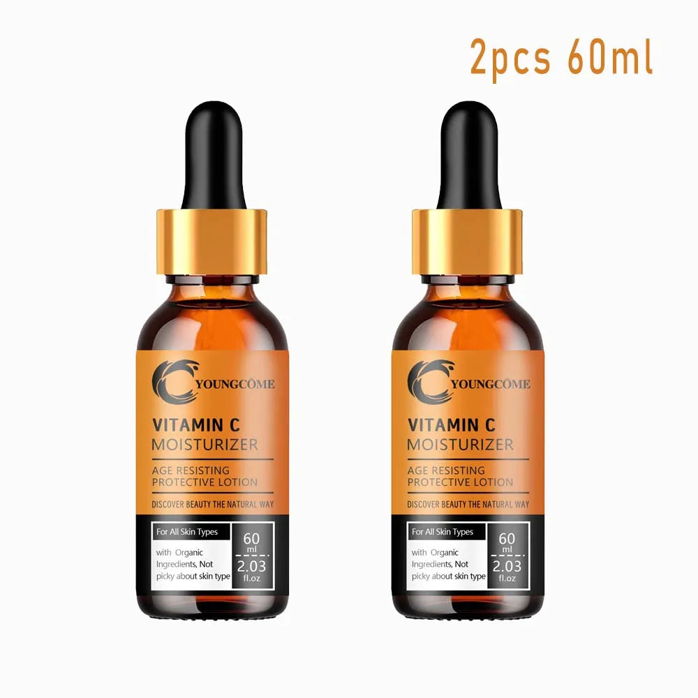 Vitamin C Moisturizing Serum Softens skin Protection Lotion Hydrating & Nourishing Skincare look reduced for All Skin Types