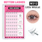 Self Adhesive Bottom Lashes No Glue Needed Reusable Under Eyelash Korean / Makeup DIY Individual Manga Lash Clusters
