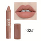 Nude Series Velvet Matte Lipstick Pencil – Waterproof, Long-Lasting Red Lipstick, Lip Tint Pen, Cosmetic Makeup