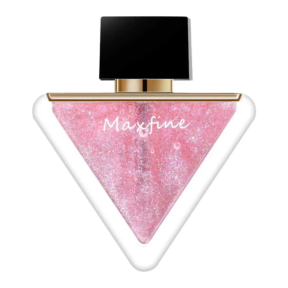 4-color moisturizing lip triangle oil, moisturizing transparent lip oil, natural lip enhancement lip gloss.