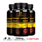 4-in-1 Turmeric Ginger Supplement - with Garlic Curcumin Black Pepper - Joints, Immune Support, Improves Digestion