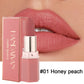 HANDAIYAN Moisturizing Long-Lasting Matte Lipstick 6-Color Set – Elegant Nude Shades, Show Your Temperament, Cosmetic Lipsticks