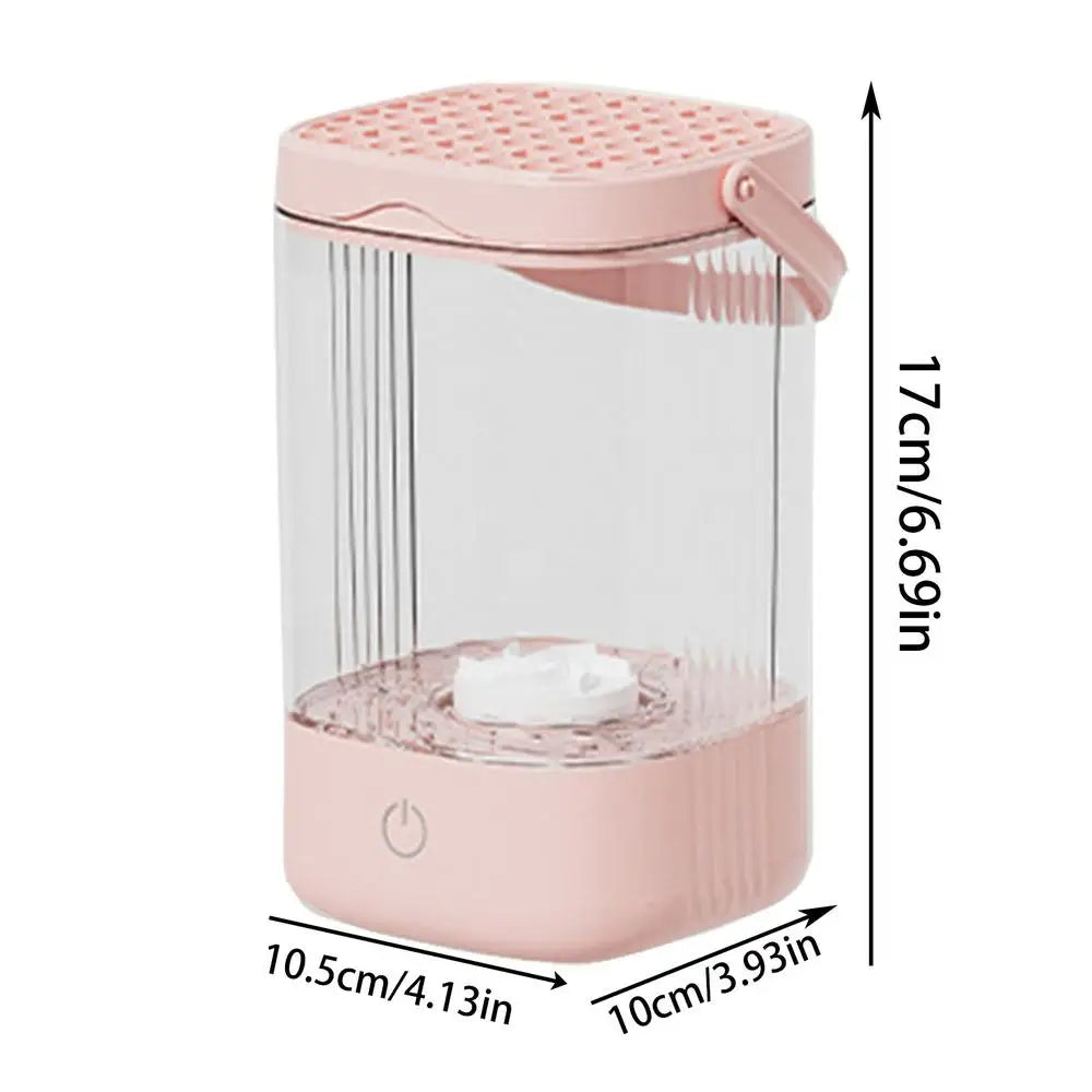 Makeup Brush Cleaner Machine USB Brush Quick Drying Cleaning Storage IP65 Waterproof 7000 Rpm Makeup Cleaner For Brushes Cleaner