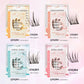 Yelix Self-adhesive Glue Free False Eyelashes Reusable DIY Segmented DIY Lashes Clusters No Glue Needed Natural Soft Lashes