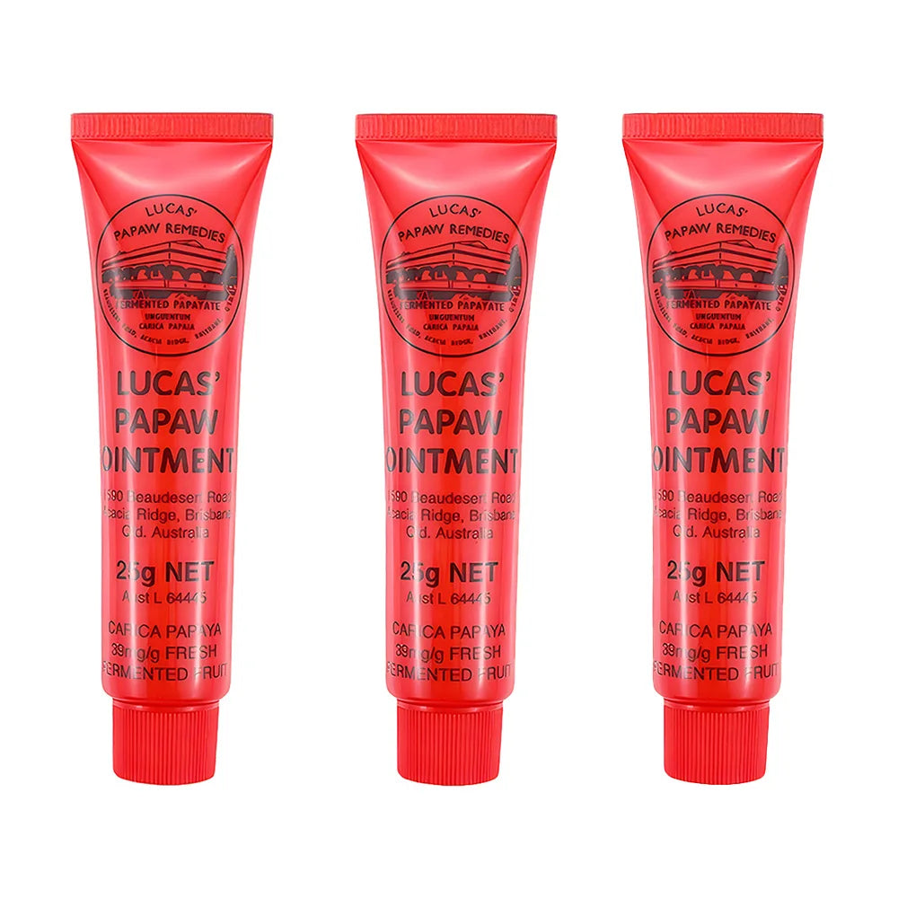 Papaw Ointment Balm Lipstick Moisturizing Anti Drying Multifunctional Hydrating Universal Cream Lip Balm Oil 25g Lucas Face Care