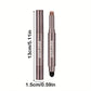 BEAUTY GLAZED 10 Colors Eyeshadow Stick Long-lasting Waterproof Eyeshadow Pen with Double Head Brush Matte and Shimmer Shade
