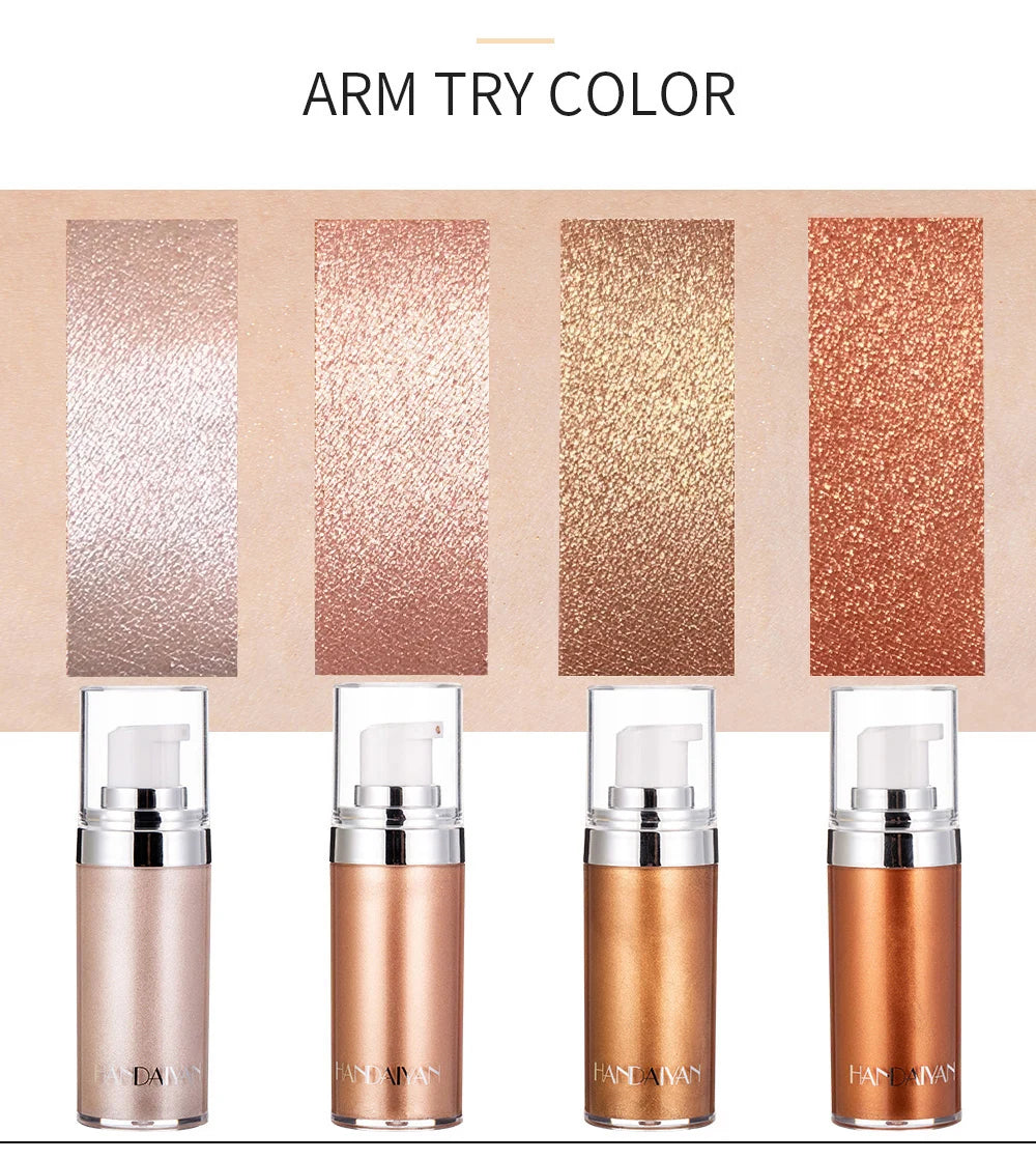 HANDAIYAN Face Highlighter Lotion Summer Beach Sexy Full Body Glow Body Highlighter