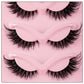 3Boxes(15Pairs) Cat Eye Lashes Fake Eyelashes Natural long Manga Lashes Winged End Eye Elongated Eyelashes Fake Lashes Makeup
