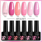 LILYCUTE 6PCs/Set Gel Nail Polish Set Kit Glitter Nail Gel Sequin Vernis Semi Permanent For Manicure Varnish UV LED Nail Art Gel