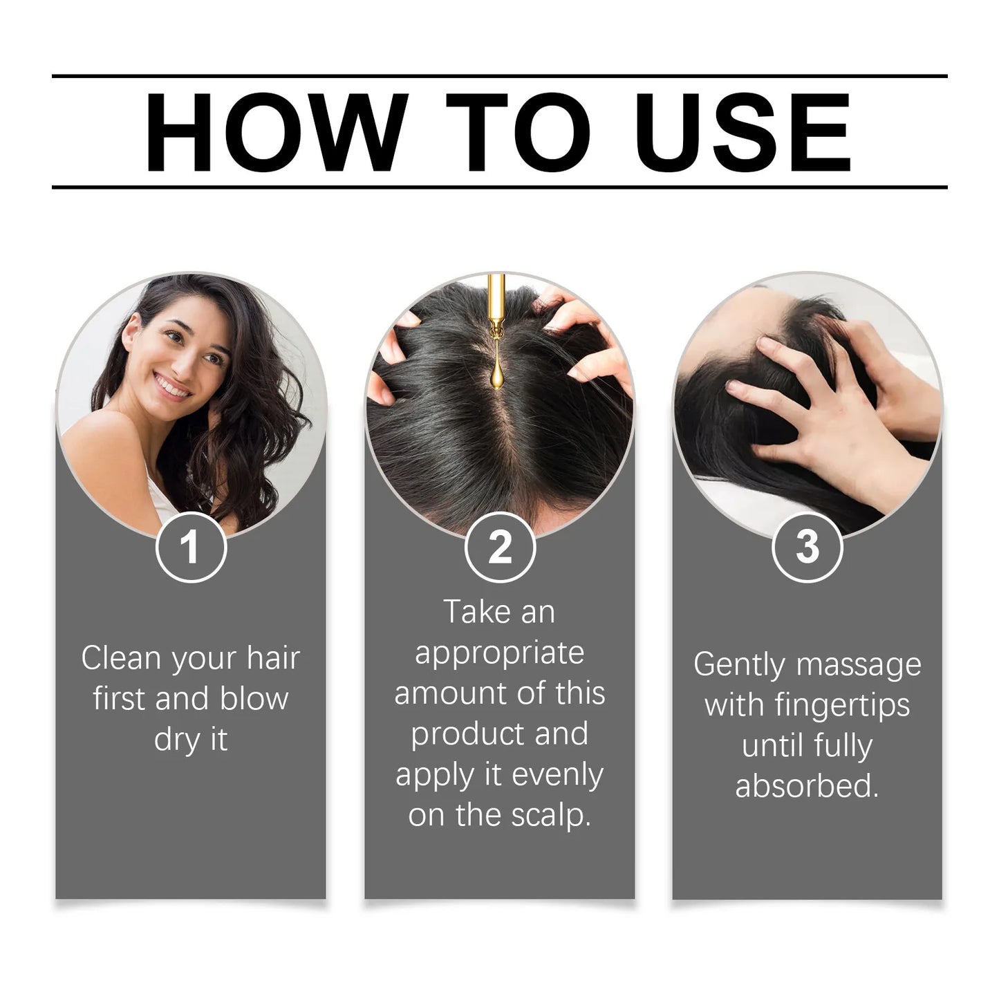 Hair Care Essence Oil Nourishing Treatments Scalp Dry Damaged Hair Regrowth Preventing Baldness Health Hair Growth Liquid 60ml