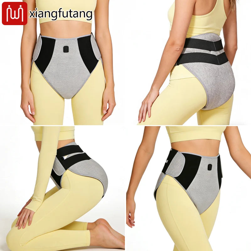 Red Light Heating Women's Underwear with Abdominal Massager Relieves Abdominal Pain Cold Uterus Menstrual Cramps warm