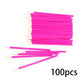 100 Pcs Disposable Lip Lint Free Applicators Lipstick Testers Wands Applicators for Makeup Lip Brushes Makeup Beauty Tool