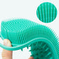 Exfoliating Shower Massage Scraper Bathroom Non-slip Bath Mat Back Massage Brush Silicone Foot Wash Body Cleaning Bathing Tool