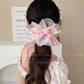 Korea Fashion Dot Satin Scrunchies For Women White big Hair Bands Elastic Silk Hair Tie Girls Black ponytail holder hair rope