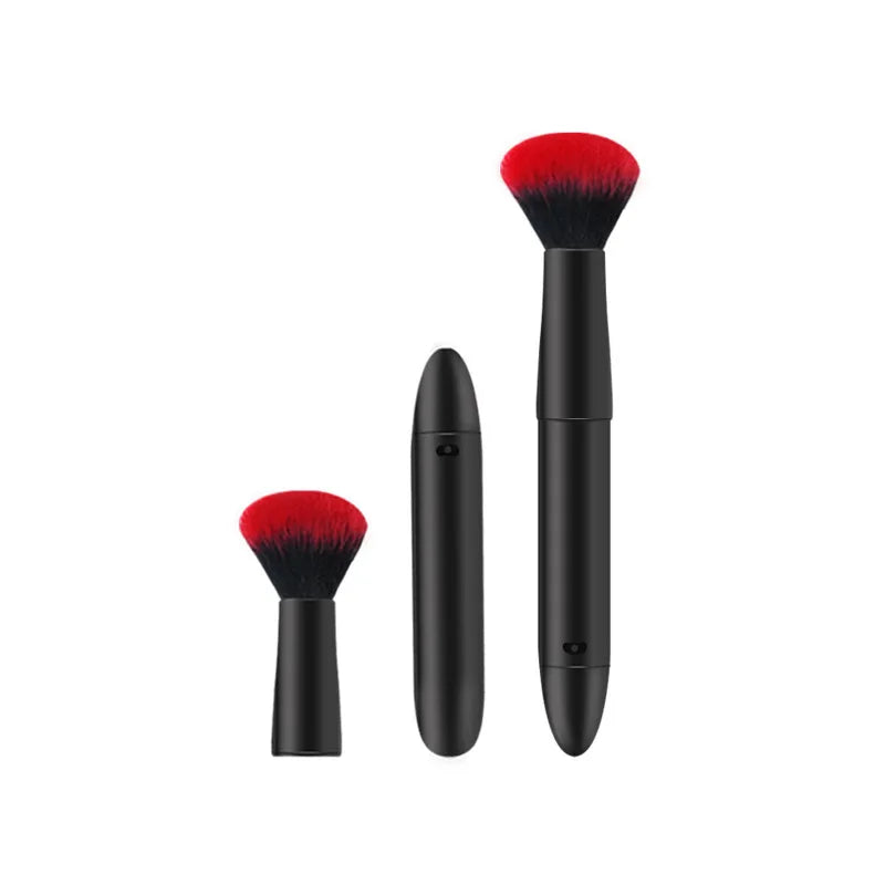 Electric Loose Powder Brush Quick Makeup Brush Blush 10 Gears Vibration Rechargeable Multifunctional   Makeup Brush Tools