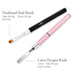 1PC Dual Ended Nail Art Painting Brush Acrylic UV Gel Extension Builder Handle Pattern Coating Drawing Pen DIY Manicure Tools