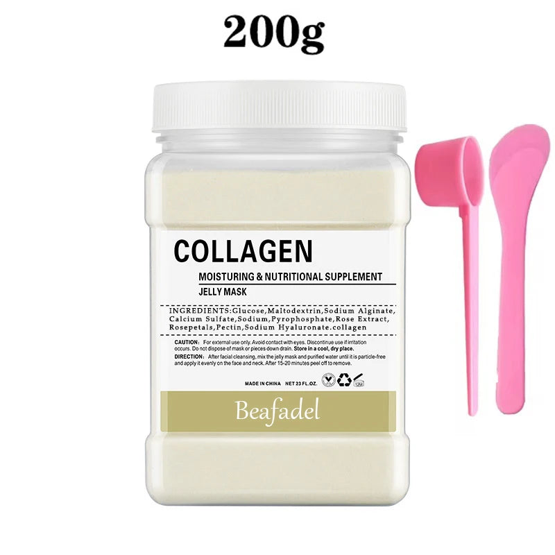 650g Jelly Mask Powder Rose Masks Peel Off Hydroplastic Crystal Collagen Facial Jelly Mask for Face