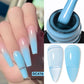 7ML Jelly Gel Nail Polish Black Crystal Translucent Dull Color Nail Art Gel Semi Permanent Varnish Soak Off UV LED Gel Polish