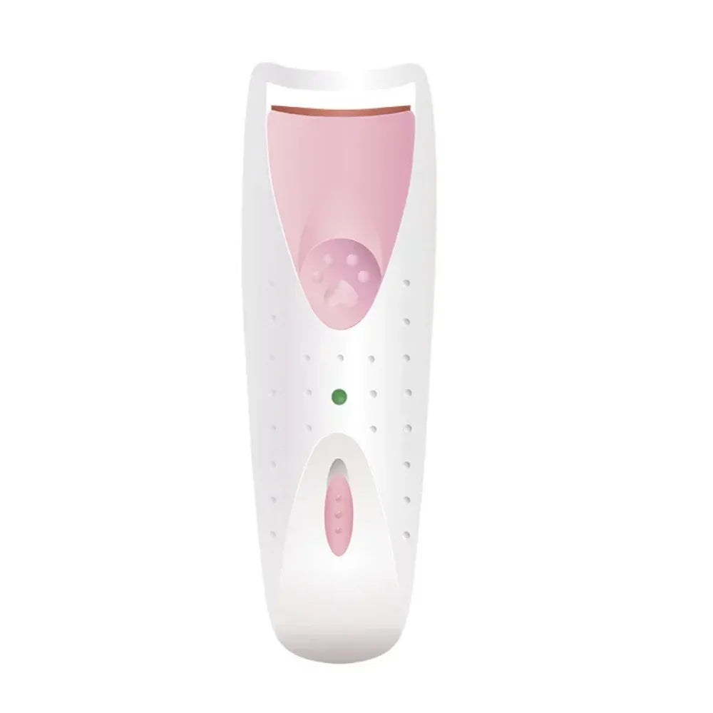 New Women Makeup Electric Heated Eyelash Curler Long Lasting Eye Lash Perm Heated Eyelashes Clip Automatic Tool