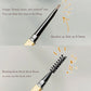 Small gold bar double-ended eyebrow pencil three-dimensional eyebrow shape long-lasting without smudging, slender and natural