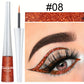 Long-Lasting Liquid Eyeliner Pen - Shimmer in Silvery, Green & Blue | Waterproof, Smudge-Proof Makeup