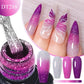 MEET ACROSS 7ml Eggshell Thermal Gel Nail Polish Temperature Changing Gradient Nail Art Varnish Winter Soak Off Gel For Nails