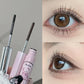 QIBEST 4D Silk Fibre Mascara Curling Thick Ultra-fine Brush Eyelash Extension Black Brown Waterproof Mascara Women Eye Cosmetics