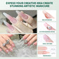 Nailpop Gel Builder Kit Pink Nude Clear 3 Colors 1 Set Professional Nail Art DIY Manicure Builder Gel Kit  Strong Nails