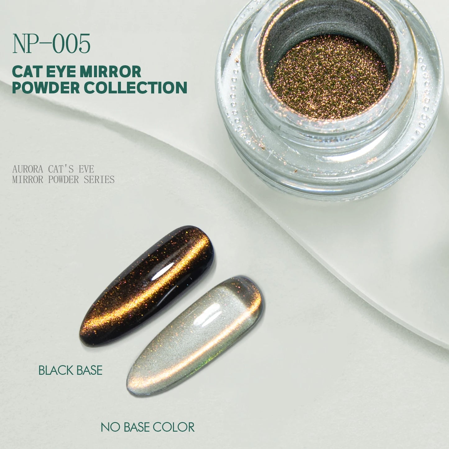 Nailpop 0.3g Moonlight Magic Mirror Powder Magnetic Cat Eye Glitter Nail Powder DIY Nail Art Decoration Chrome Nail Salon Tools