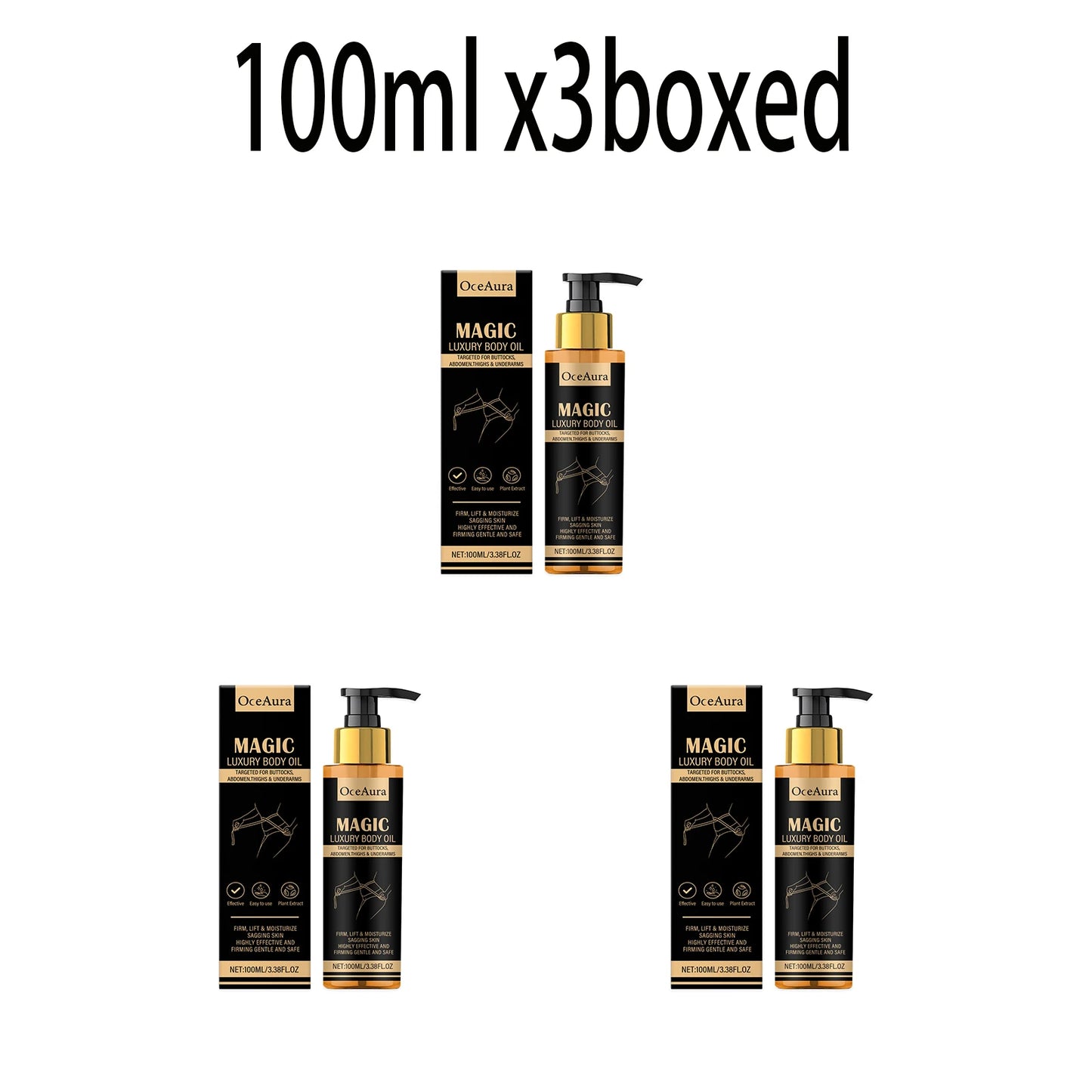 Magic Luxury Body Oil Firming Lift Skin Remove Fine Lines Anti Dryness Improve Sagging Smooth Moisturizing Massage Essential Oil