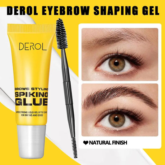 3D Waterproof Eyebrow Styling Gel – Transparent, Quick-Dry, Long-Lasting Brow Wax for Lifting & Enhancing Natural Eyebrows Makeup