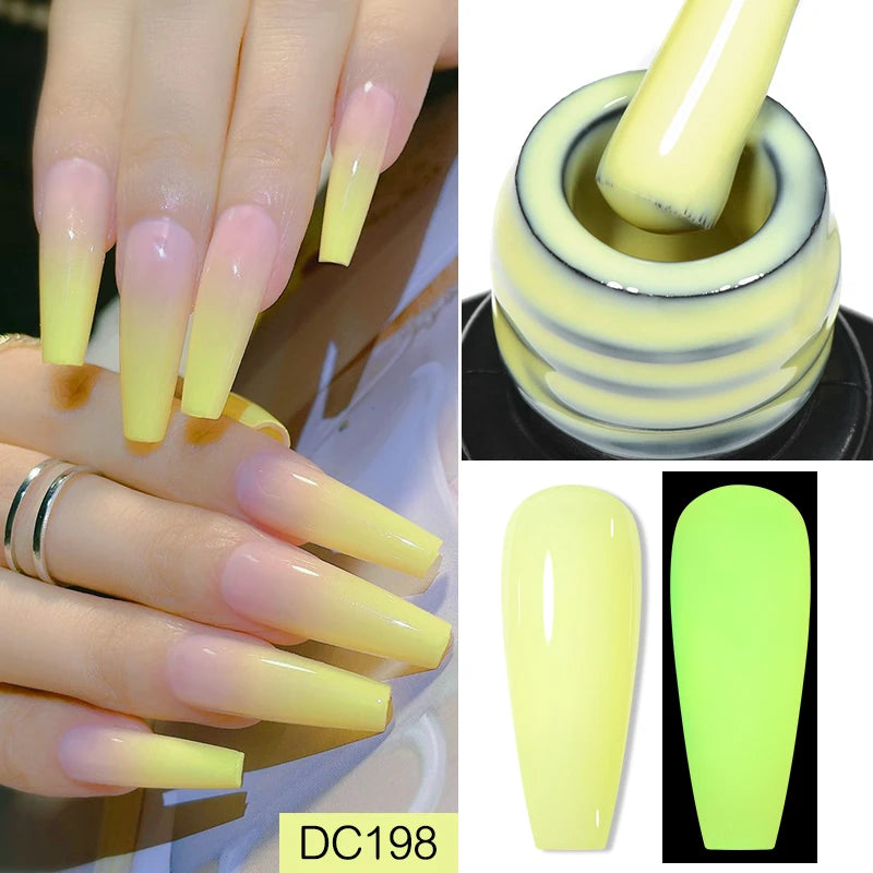 Mtssii 7ml Glitter Rubber Base Gel Polish Gold Sequins Pink White Base Gel Top Coat Soak Off UV LED Nail Art Varnish Manicure
