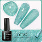 MEET ACROSS 7ml 140 Colors Glitter Gel Nail Polish Fluorescent Laser Semi Permanent Soak Off Nail Art UV Gel Varnish Manicure