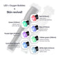 CO2 Oxygen Bubble Pen 5 Gear Vibration Oxygen Bubble Beauty Tool Deep Cleansing Pores Exfoliate LED Photon Skin Care Machine