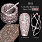 LILYCUTE 5ML Metallic Painting Liner Gel Nail Polish Super Bright Gold Silver Mirror Drawing Gel Semi Permanent Line French Nail