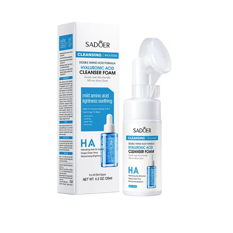 Facial Cleanser Face Wash Foam Face Massasge Facial Hydrating Moisturizing Skin Products Mossee Cleansing Care