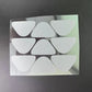 36/90PCS Forehead nasolabial fold patch PE material forehead and smile patterns transparent invisible nasolabial fold patch