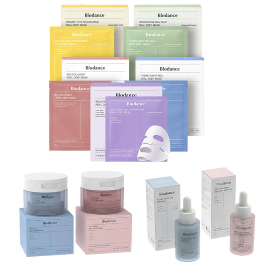 Korean Collagen Ampoule Serum Moisturizing Brightening Face Mask Gel Toner Cotton Pads Firming Gentle And Non-Irritating Skin Ca