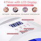LINMANDA Sun 1S 48W UV LED Lamp for Nail 30 LEDs with 4 Timer Settings Smart Nail Dryer Nail Art Tools for Home Manicure Salon