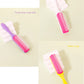 1pcs 9-row wrinkle removal massage curly hair brush, detachable 9-row comb plastic wet hair brush