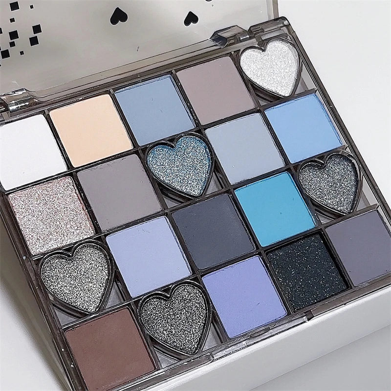 DIKALU Black Honey Multicolor Eyeshadow Palette – Matte, Pearl & Glitter Colors, Long-Lasting, Blendable & Vibrant for Stunning Eye Makeup