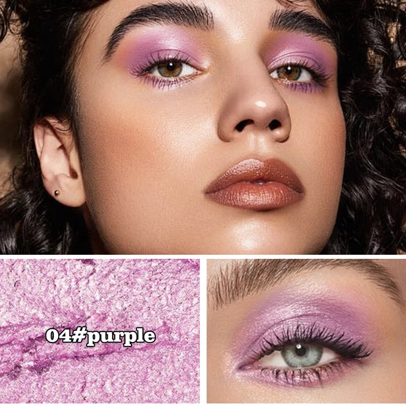 Multi color eye shadow stick, waterproof and sweat proof, shiny eye shadow stick, create bold eye makeup