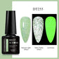 MEET ACROSS 7ml Reflective Glitter Gel Nail Polish Pink Green Purple Sparkling Soak Off UV Gel Polish for Manicure DIY Nail Art