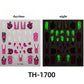 Halloween Nail Stickers - 3D Glow in Dark Cute Ghost Design Luminous Self Adhesive Nail Decals for Halloween
