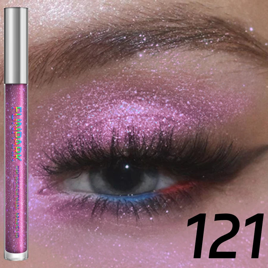 Colorful Liquid Eyeshadow Pink Green Black Diamond Shiny Eye Liner Pen Giltter Eyeshadow Palette Makeup Long Lasting Shimmer
