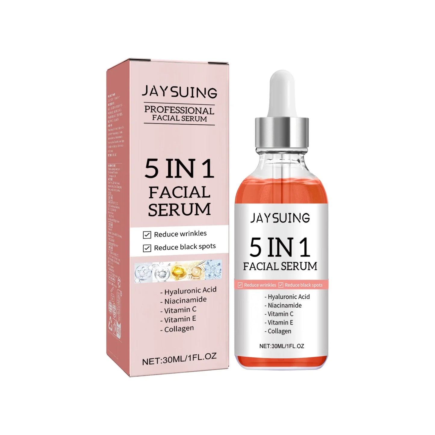 Facial Moisturizing Set Hydrate Brighten Firm Skin Exfoliating Acne Removal Shrink Pore Fix Sensitive Dullness Collagen Face Kit