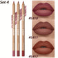 3Pcs Long-Lasting Velvet Lip Liner Matte Lipstick Waterproof  Perfect Gift for Valentine's Day, Lip Liner Set