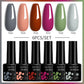 LILYCUTE 6PCs/Set Gel Nail Polish Set Kit Glitter Nail Gel Sequin Vernis Semi Permanent For Manicure Varnish UV LED Nail Art Gel