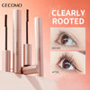 Naturally Curls Thick & Long Last Mascara with Silicone Brush Head Gecomo Mascara Specially Customized for Asian Lady