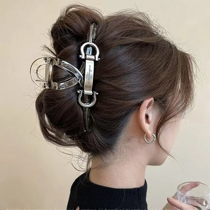 Fashion Letter Hair Claw Clips for Women Girls Clamps Korea Geometric Hair Crab Hairpins Hairgrips Headwear Hair Accessories